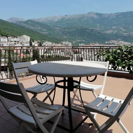 Lovely With Big Terrace In Lejlighed Budva